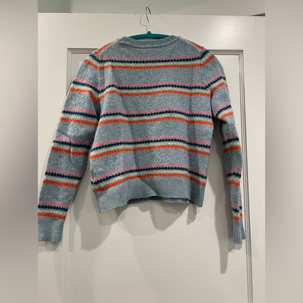 Boden Edie Fair Isle Wool Blend Sweater, size M, fits S (read) - Picture 7 of 7